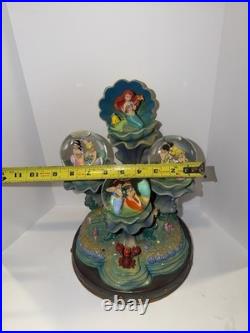 READ! VTG VERY RARE Disney Daughters of Triton Snowglobe Little Mermaid