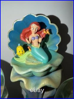 READ! VTG VERY RARE Disney Daughters of Triton Snowglobe Little Mermaid