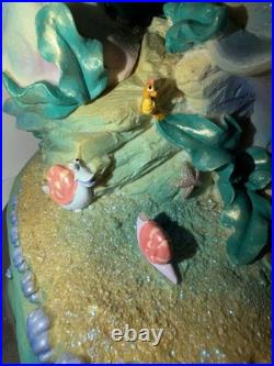 READ! VTG VERY RARE Disney Daughters of Triton Snowglobe Little Mermaid