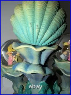 READ! VTG VERY RARE Disney Daughters of Triton Snowglobe Little Mermaid