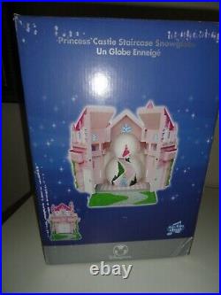 RETIRED Disney Princess Castle Staircase Dollhouse-Like Snow Globe