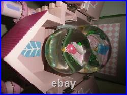 RETIRED Disney Princess Castle Staircase Dollhouse-Like Snow Globe
