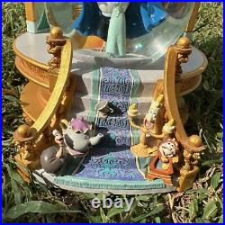 Rare 1991 Beauty and the Beast Snow Globe Library with Working Music Box Rare 1991 Beauty and the Beast Snow Globe Library with Working Music Box