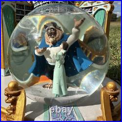 Rare 1991 Beauty and the Beast Snow Globe Library with Working Music Box Rare 1991 Beauty and the Beast Snow Globe Library with Working Music Box