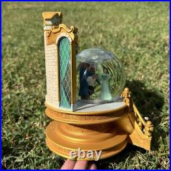 Rare 1991 Beauty and the Beast Snow Globe Library with Working Music Box Rare 1991 Beauty and the Beast Snow Globe Library with Working Music Box