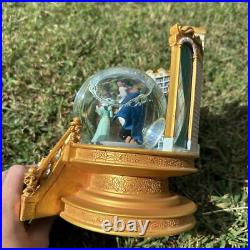 Rare 1991 Beauty and the Beast Snow Globe Library with Working Music Box Rare 1991 Beauty and the Beast Snow Globe Library with Working Music Box