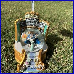 Rare 1991 Beauty and the Beast Snow Globe Library with Working Music Box Rare 1991 Beauty and the Beast Snow Globe Library with Working Music Box