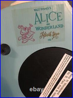 Rare Alice in Wonderland 50th Anniversary Musical Snowglobe Alice's Trial