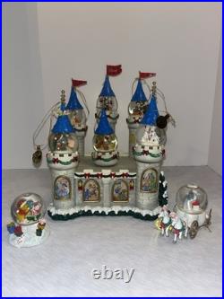 Rare Bradford Exchange Disney Cinderella's Castle Snow Globe Display