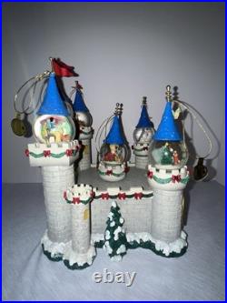 Rare Bradford Exchange Disney Cinderella's Castle Snow Globe Display