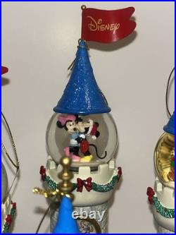 Rare Bradford Exchange Disney Cinderella's Castle Snow Globe Display