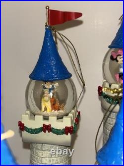Rare Bradford Exchange Disney Cinderella's Castle Snow Globe Display