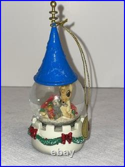 Rare Bradford Exchange Disney Cinderella's Castle Snow Globe Display