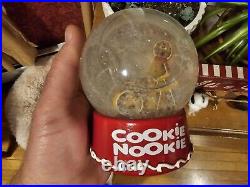 Rare COOKIE NOOKIE SNOW Globe-Bent OVER- Rare PIECE