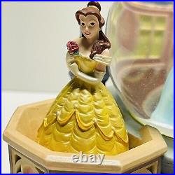 Rare Cinderella And Disney Princesses Musical Snow Globe Ariel Snow White Belle