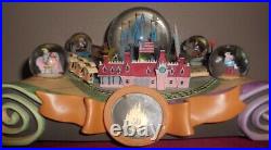 Rare Disney 50th Anniversary Disneyland map Musical Snowglobe