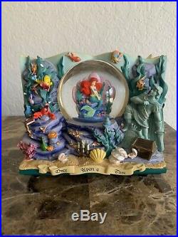 Rare Disney Ariel Doubble Sidded Snowglobe