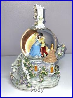 Rare Disney Cinderella Snowglobe So This is Love Light Up Snow Globe music box