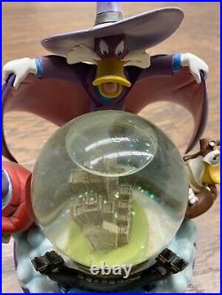 Rare Disney Darkwing Duck Snow globe with working Lights