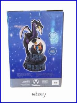 Rare Disney Dragon Snow Globe Musical Cruella Evil Queen Ursula Jafar NIB Rare Disney Dragon Snow Globe Musical Cruella Evil Queen Ursula Jafar NIB