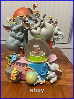 Rare Disney Dumbo And Timothy 65th Anniversary 2006 Snowglobe