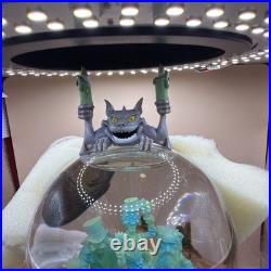 Rare Disney Haunted Mansion Grim Grinning Ghosts Music Light Up Snow Globe Nib