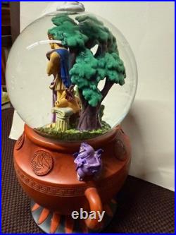 Rare Disney Hercules musical snow globe, Go the Distance Rare Disney Hercules musical snow globe, Go the Distance