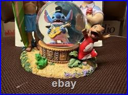 Rare Disney Lilo & Stitch as Elvis musical snow globe Rare Disney Lilo & Stitch as Elvis musical snow globe