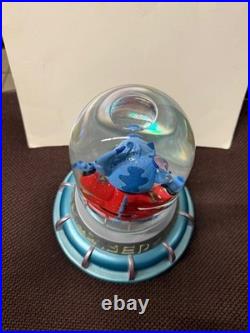 Rare Disney Lilo & Stitch experiment 626 UFO lighted musical snow globe