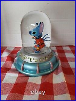 Rare Disney Lilo and Stitch Experiment 626 light up snow globe