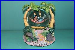 Rare Disney Lilo and Stitch snow globe Musical Aloha Oe EUC with box