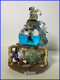 Rare Disney Lonesome Ghost Snow globe. Grims Grinning Ghosts