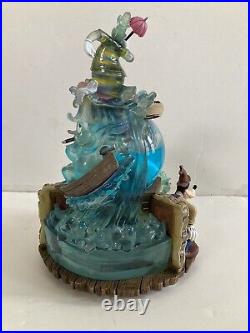 Rare Disney Lonesome Ghost Snow globe. Grims Grinning Ghosts