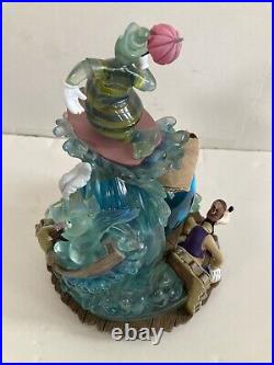 Rare Disney Lonesome Ghost Snow globe. Grims Grinning Ghosts