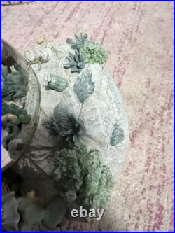 Rare Disney Mickey Home On The Range Snow Globe, Lights & Music, with Disney Tag