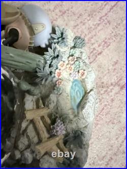 Rare Disney Mickey Home On The Range Snow Globe, Lights & Music, with Disney Tag