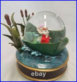 Rare Disney Musical Snow Globe The Rescuers 30th Anniversary Limited Edition