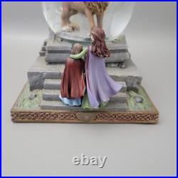Rare Disney Narnia Snowglobe Bookend