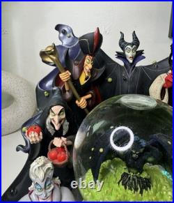 Rare Disney Parks The Art of Disney Villains Musical Snow Globe NO LIGHTS, READ Rare Disney Parks The Art of Disney Villains Musical Snow Globe NO LIGHTS, READ