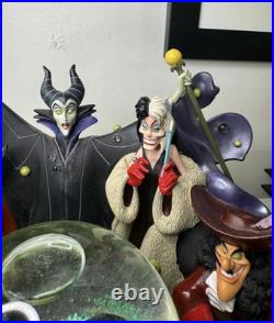 Rare Disney Parks The Art of Disney Villains Musical Snow Globe NO LIGHTS, READ Rare Disney Parks The Art of Disney Villains Musical Snow Globe NO LIGHTS, READ