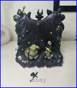 Rare Disney Parks The Art of Disney Villains Musical Snow Globe NO LIGHTS, READ Rare Disney Parks The Art of Disney Villains Musical Snow Globe NO LIGHTS, READ