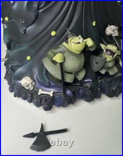 Rare Disney Parks The Art of Disney Villains Musical Snow Globe NO LIGHTS, READ Rare Disney Parks The Art of Disney Villains Musical Snow Globe NO LIGHTS, READ
