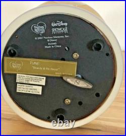 Rare Disney Precious Moments Beauty And The Beast Belle Musical Snowglobe Box