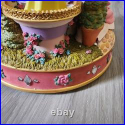Rare Disney Revolving Princess Large Snow Globe Musical With Box READ