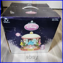Rare Disney Revolving Princess Large Snow Globe Musical With Box READ
