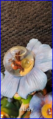 Rare Disney Store Exclusive Tinker Bell Fireflies Light up Snow Globe