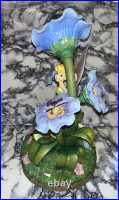 Rare Disney Store Exclusive Tinker Bell Fireflies Light up Snow Globe