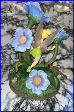 Rare Disney Store Exclusive Tinker Bell Fireflies Light up Snow Globe
