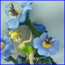 Rare Disney Store Exclusive Tinker Bell Fireflies Light up Snow Globe