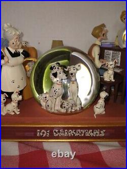 Rare Disney Store Light Up Snow Globe 101 Dalmatians
